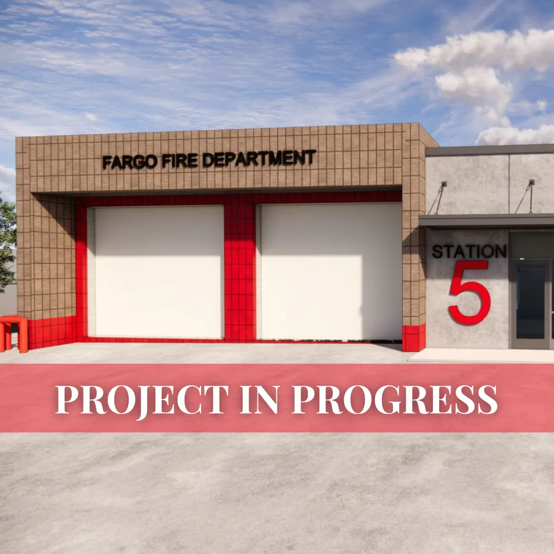 Fargo Fire Station in Progress